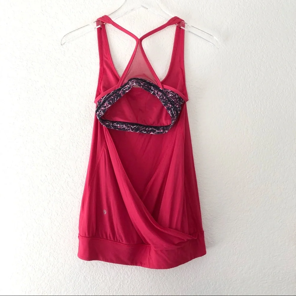 Lululemon Minimalist Tank Top Mini Ripple Boom Juice Multi Pink - Picture 4 of 10